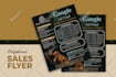 design business flyer, one pager, sales flyer, sell sheet, company brochure pdf