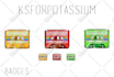 create aesthetic and cute custom sub badges