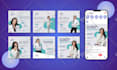 create 30 social media design for facebook and instagram posts