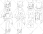 live 2d vtuber models, vtuber rigging  vtuber commissions outfit and accessories