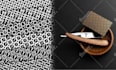 design a luxury seamless monogram pattern system for branding and textile