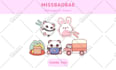 draw cute kawaii doodle illustrations for stickers