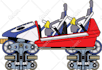 make cartoon chibi car enamel pins design