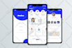 design modern mobile app UI UX for android and ios in figma