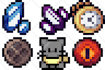 create pixel art texture, icon, asset or item for 2d game