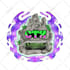 make awesome psychedelic logo