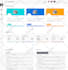 do web template, dashboard and UI design