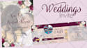 design elegant wedding invitation, rsvp, save the date card