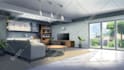 create anime, landscape and visual novel background painting