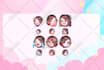 create kick cute vtuber emotes anime style or twitch emotes cartoon style