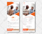 create door hanger, postcard, rack card and  dl flyer design
