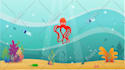do flat illustration for wallpaper, website and other