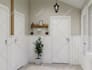 do 3d interior design of kitchen, bathroom, and living room