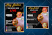 design creative flyer, real estate flyer, food and club flyer