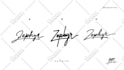 create a unique hand lettered signature logo for your brand