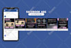 design carousel for facebook, instagram ads, store page
