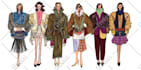 draw a fashion illustration, sketch, or design collection