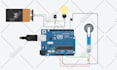 write arduino code and simulation on tinkercad