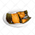draw food or any object in a realistic, vector cartoon