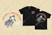 create a illustration outdoor vintage handdrawn for tshirt
