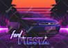 create car your photos into vibrant synthwave art