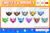 create custom twitch emotes, kick, youtube, discord emoji, and sub badges