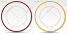 do ceramic dinner set decal art layout design