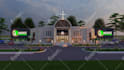 do church plan,3d design render