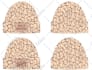 create design of beanies, bucket hat,  pattern, typhography