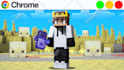 design a professional minecraft thumbnail for youtube