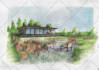 make artist impression drawing for your architecture project