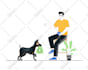design 2d flat vector illustration for your website or app
