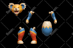 create custom 3d character models for games, animation, and 3d printing