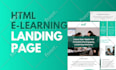 high converting elementor landing pages, clean UI, figma to wordpress rebuild