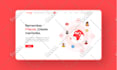 design modern landing page using figma or adobe xd