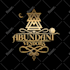 replicate your logo into 3d metalic gold
