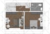 create 3d floor plan model and render from 2d floor plan