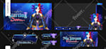 create cute animated twitch and kick stream overlay designs
