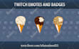 design custom twitch emotes and sub badges