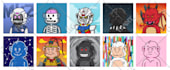 create custom nft art cartoon, mascot, avatar illustration