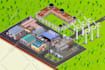 design a 3d isometric map or event map illustration