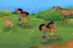 draw professional children story book illustration and cover