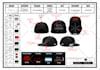 create custom hat trucker, snapback, cap, dad, etc tech pack