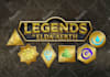 create logo title game text with medieval or rpg style