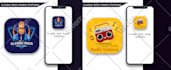 modern app icon for android and ios game and app icon design