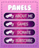 design cute twitch panels for you