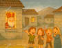 draw soft watercolor childrens book illustrations for you