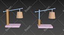lamp design, 3d modeling rendering, and product  design
