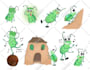 make cartoon character design and concept art