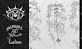 create a dark art style custom tattoo design
